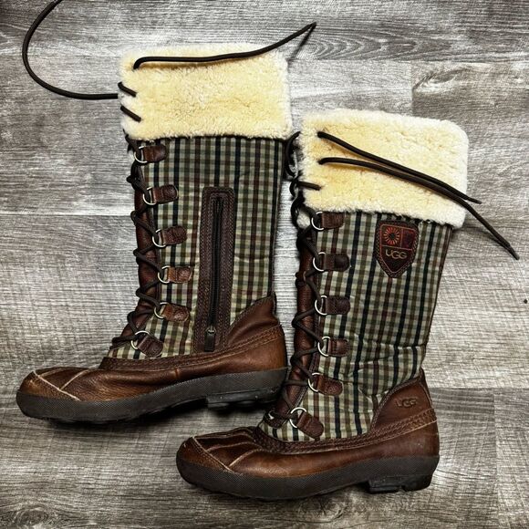 UGG Edmonton Tall Winter Boots Size 8 - Picture 3 of 8
